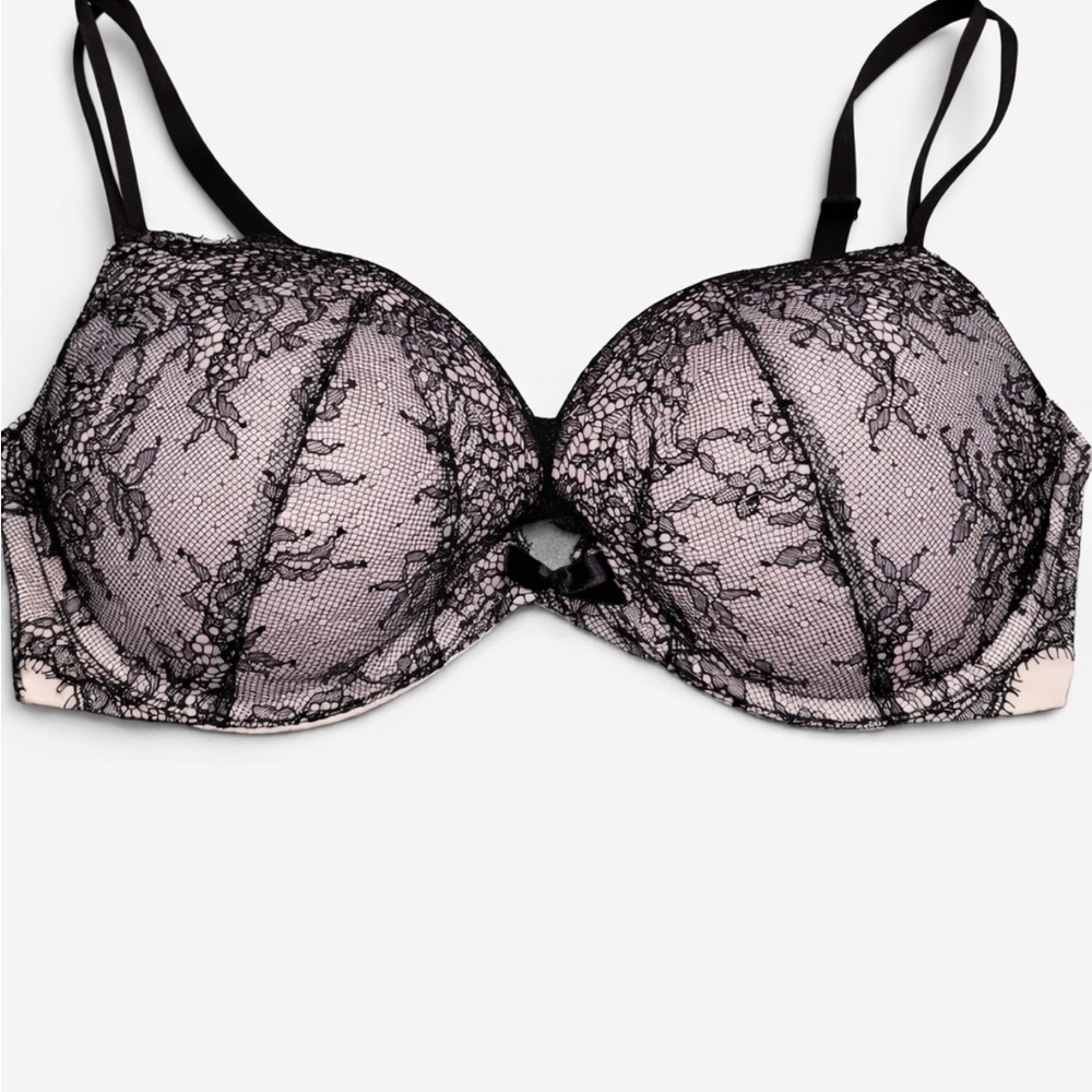 Victoria Secret Elegant push-up  Black Lace Bra